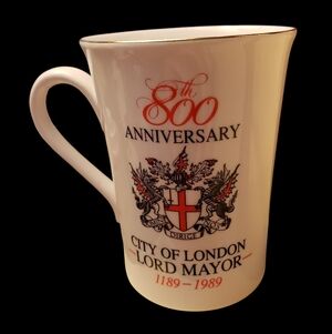 London 800th Lord Mayor Anniversary Mug Cup England Berkshire